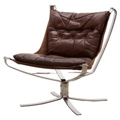 Vintage Falcon Lounge Chair by Sigurd Ressel for Vatne Mobler, Norway, 1970s