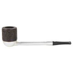 Falcon "Made in England" Metal 
Briar Pipe, Mid-20th Century