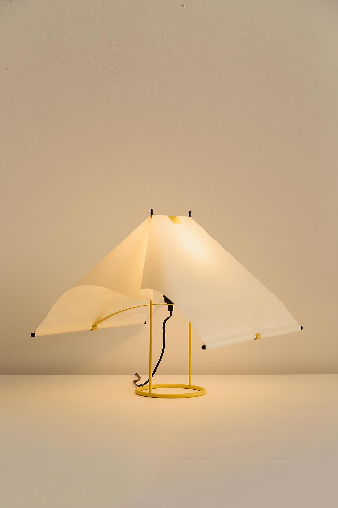 Italian Falene Table Lamp For Sale