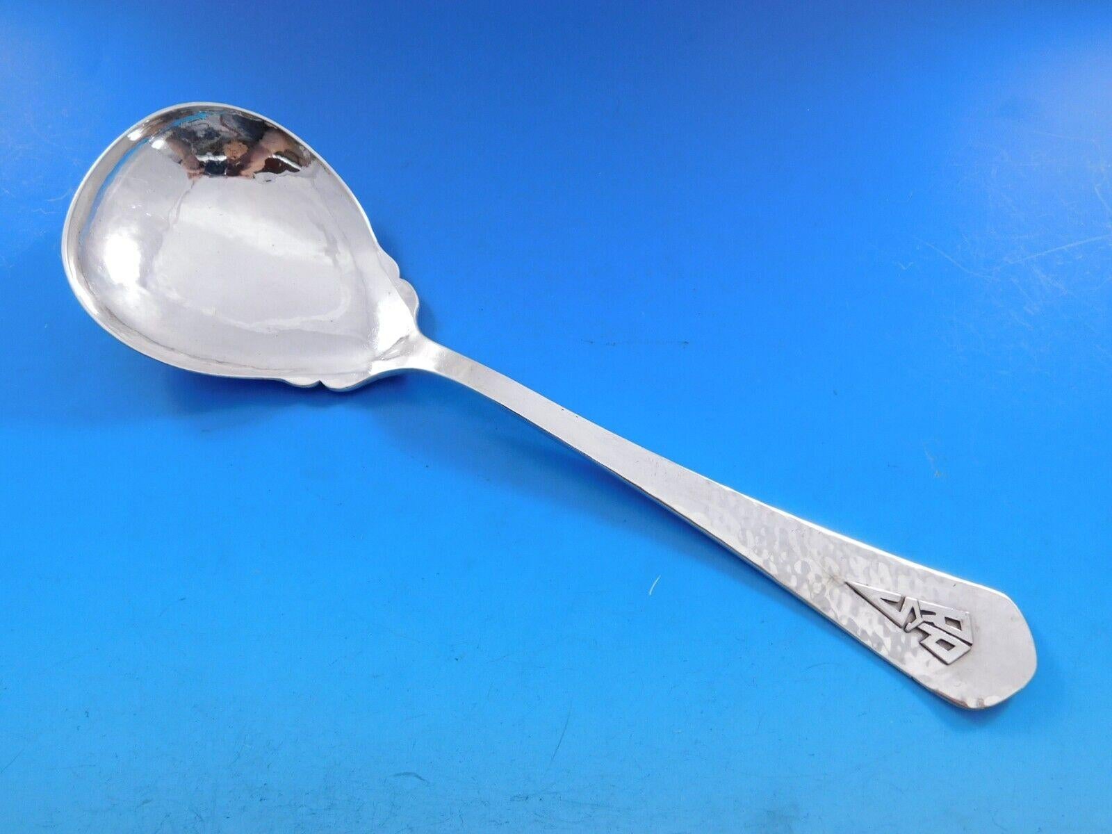 Falick Novick Juego de cubiertos de plata de ley Chicago 111 piezas Arts & Crafts Chicago en venta 2