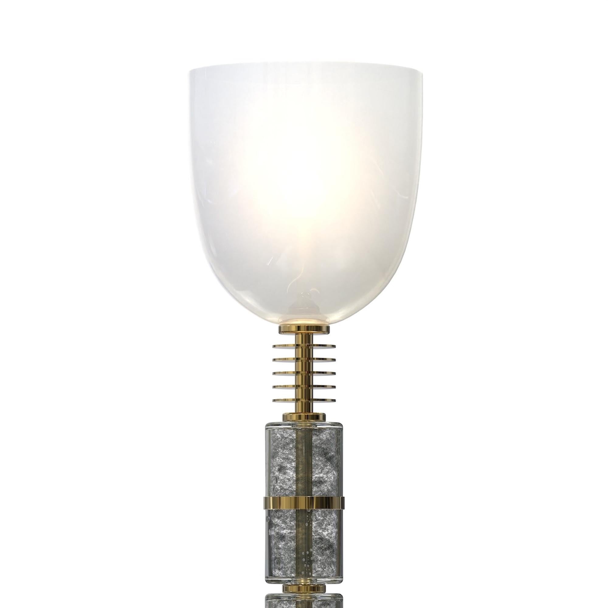 FALIER Modernes Design Muranoglas Stehleuchte 1 Licht Led im Angebot 7