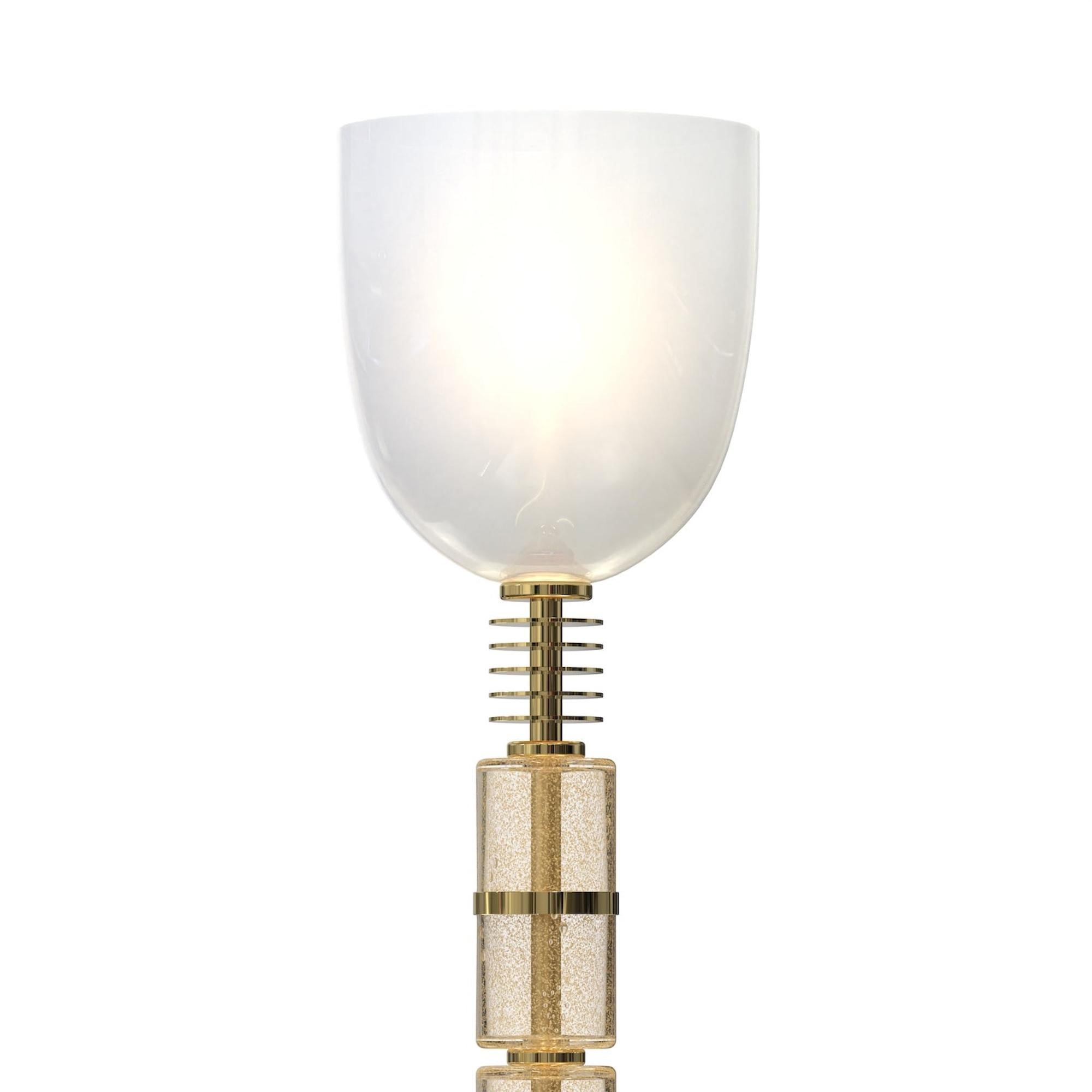 FALIER Modernes Design Muranoglas Stehleuchte 1 Licht Led im Angebot 11