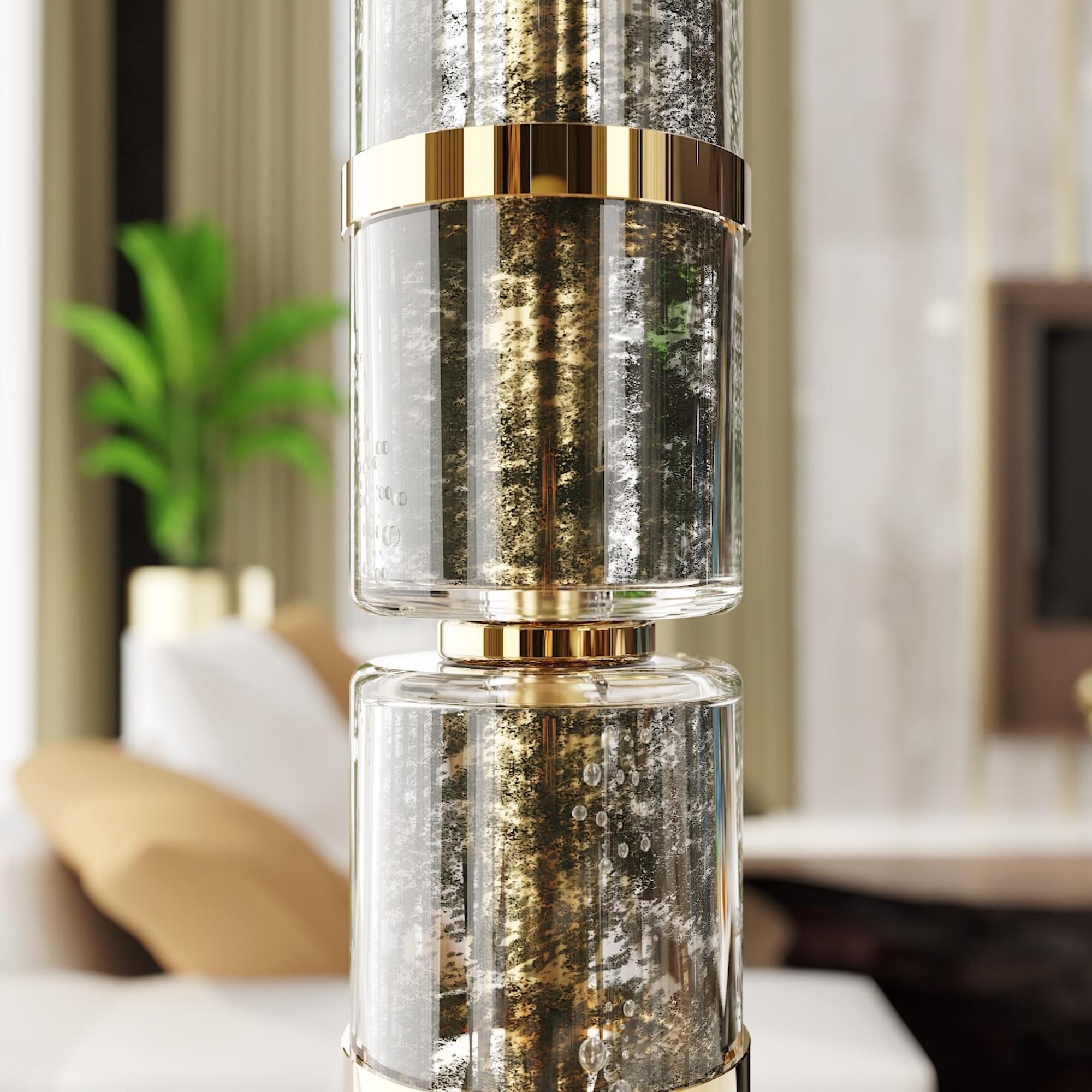 FALIER Modernes Design Muranoglas Stehleuchte 1 Licht Led (Italian) im Angebot