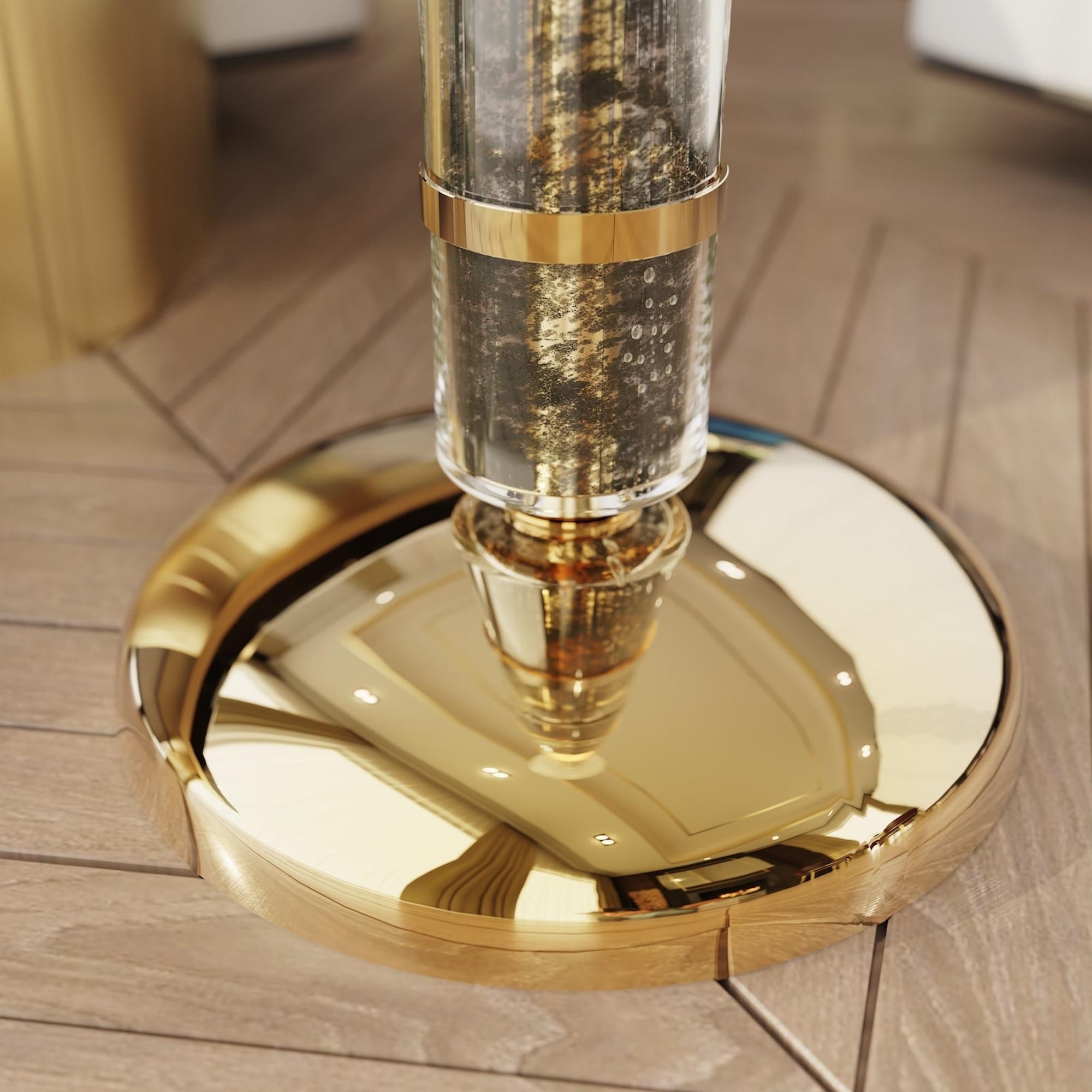 FALIER Modernes Design Muranoglas Stehleuchte 1 Licht Led im Angebot 4