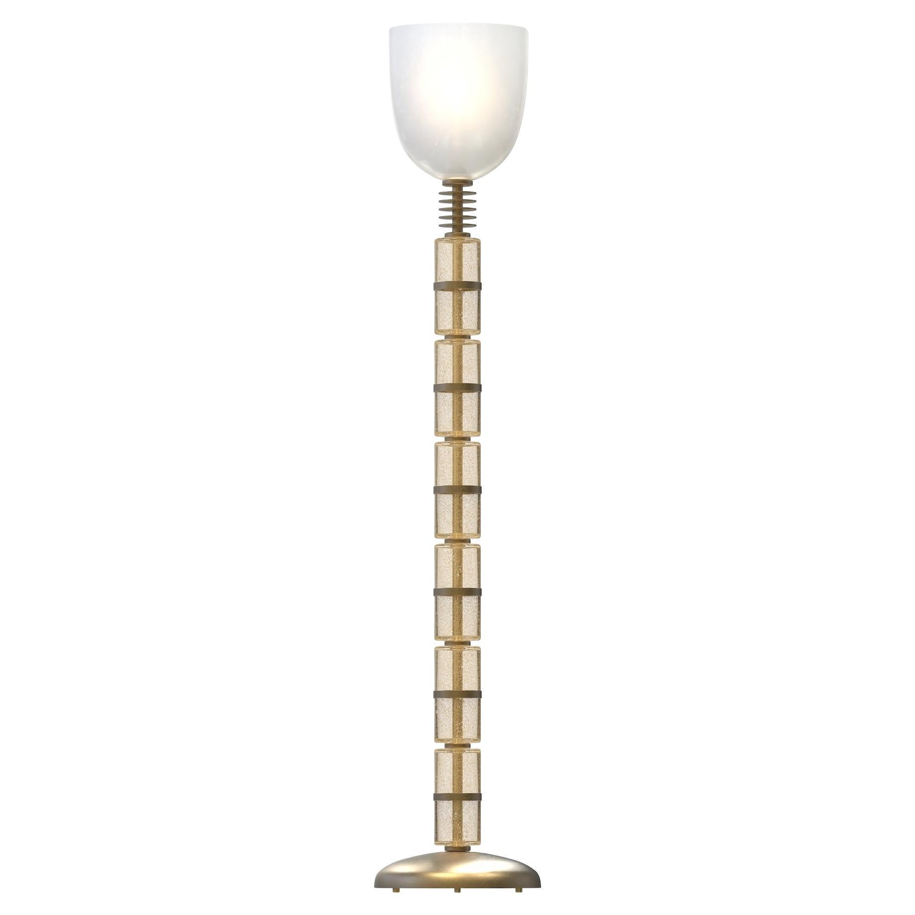 FALIER Modernes Design Muranoglas Stehleuchte 1 Licht Led