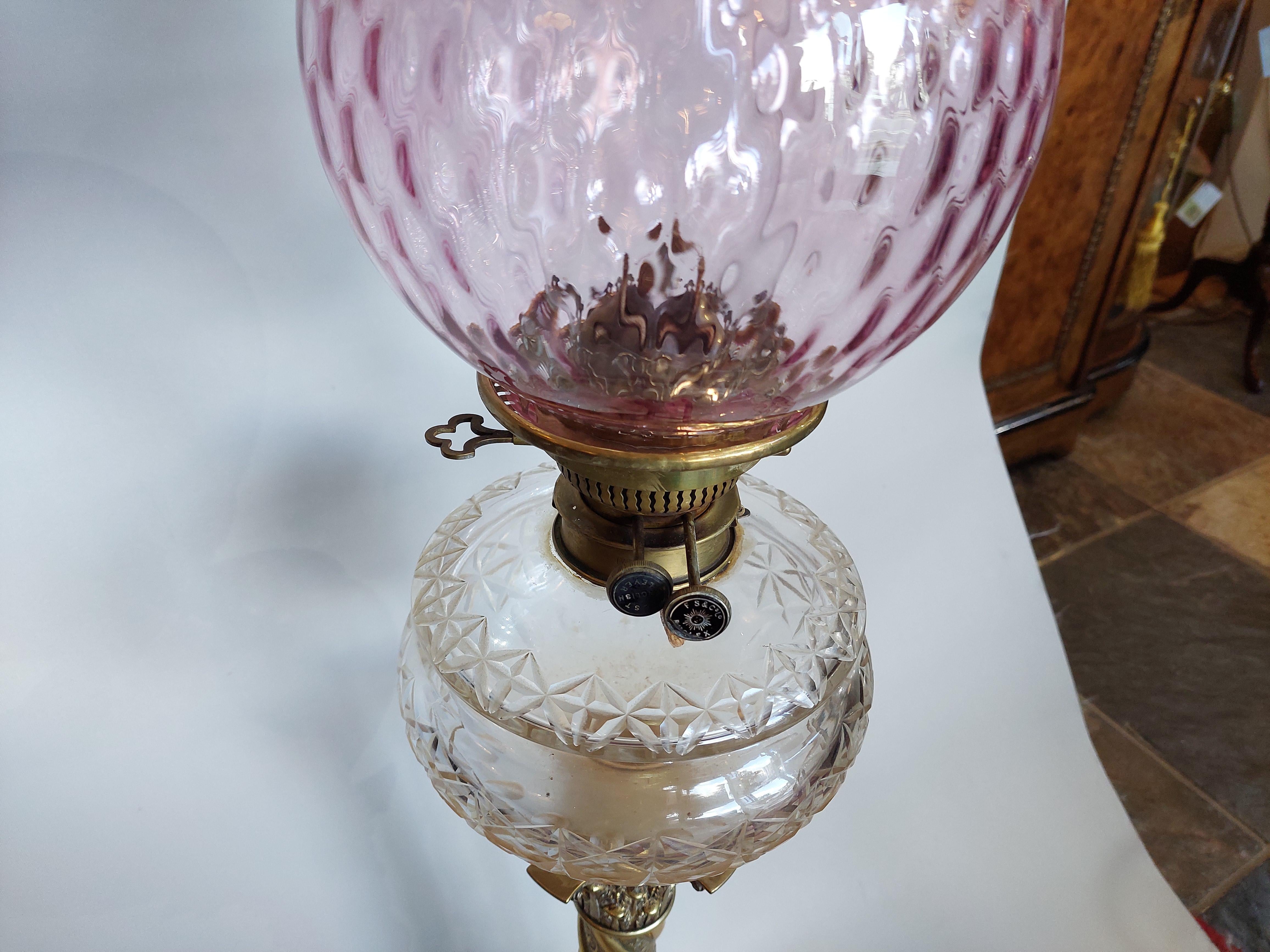Falk Stadelmann & Co Ltd, Late19thC Oil Lamp For Sale 1