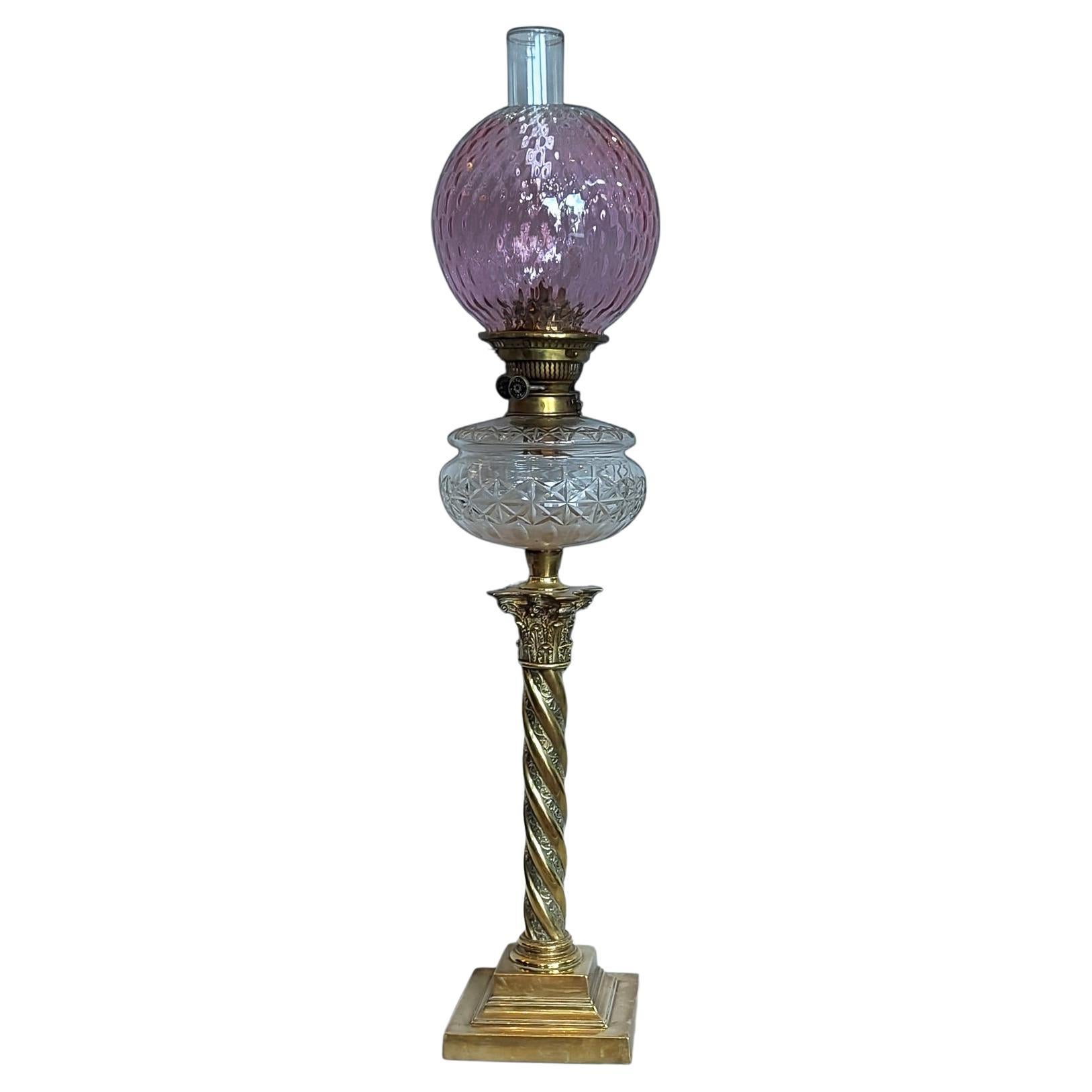Falk Stadelmann & Co Ltd, Late19thC Oil Lamp For Sale