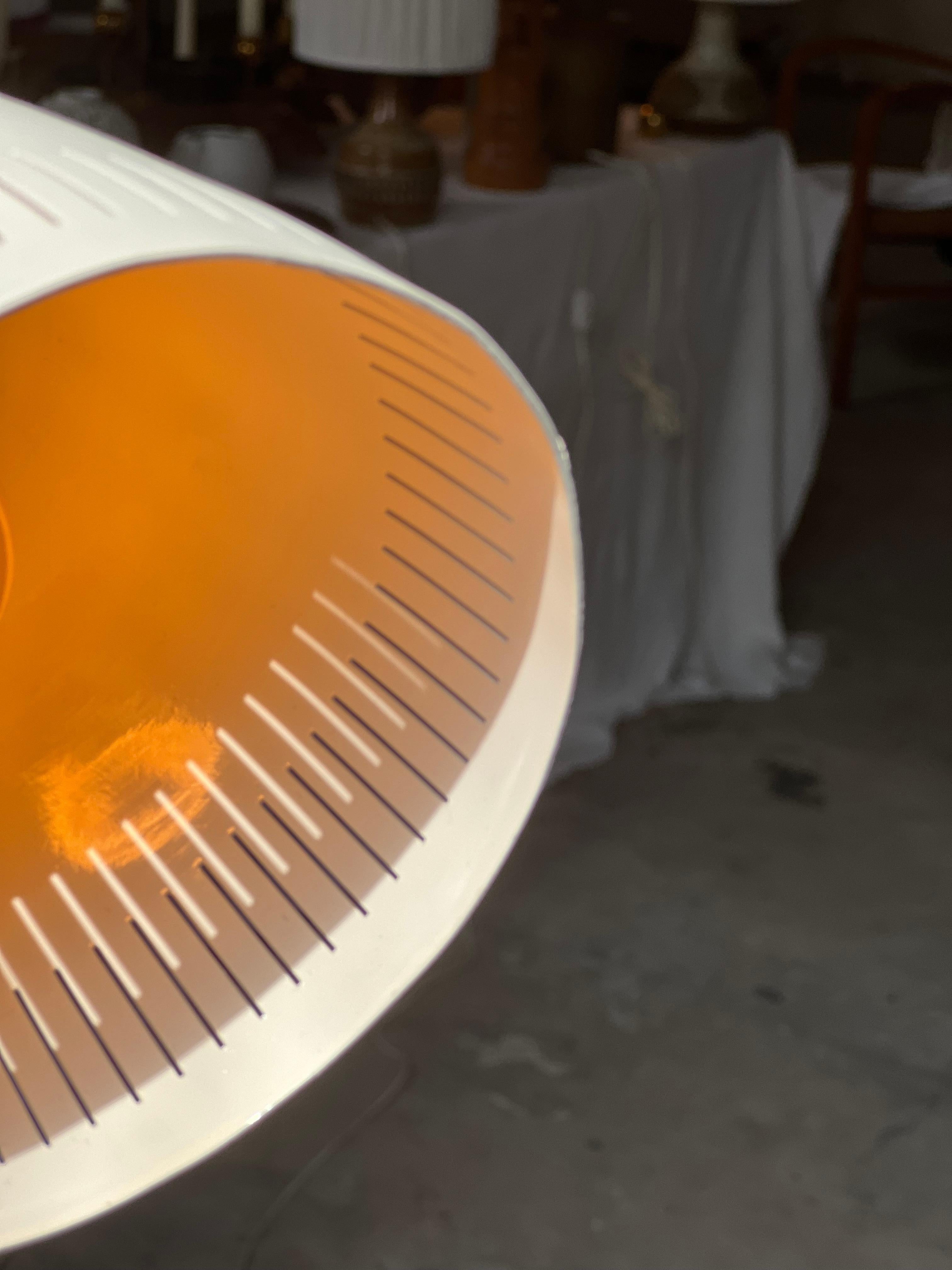 Lampada da terra in ottone Falkenberg regolabile in altezza Svezia anni '60 in vendita 3