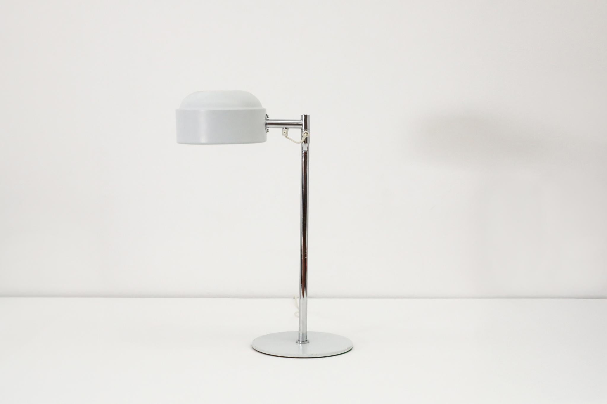 Falkenbergs Belysning Articulating Table Lamps with Chrome Stem For Sale 2