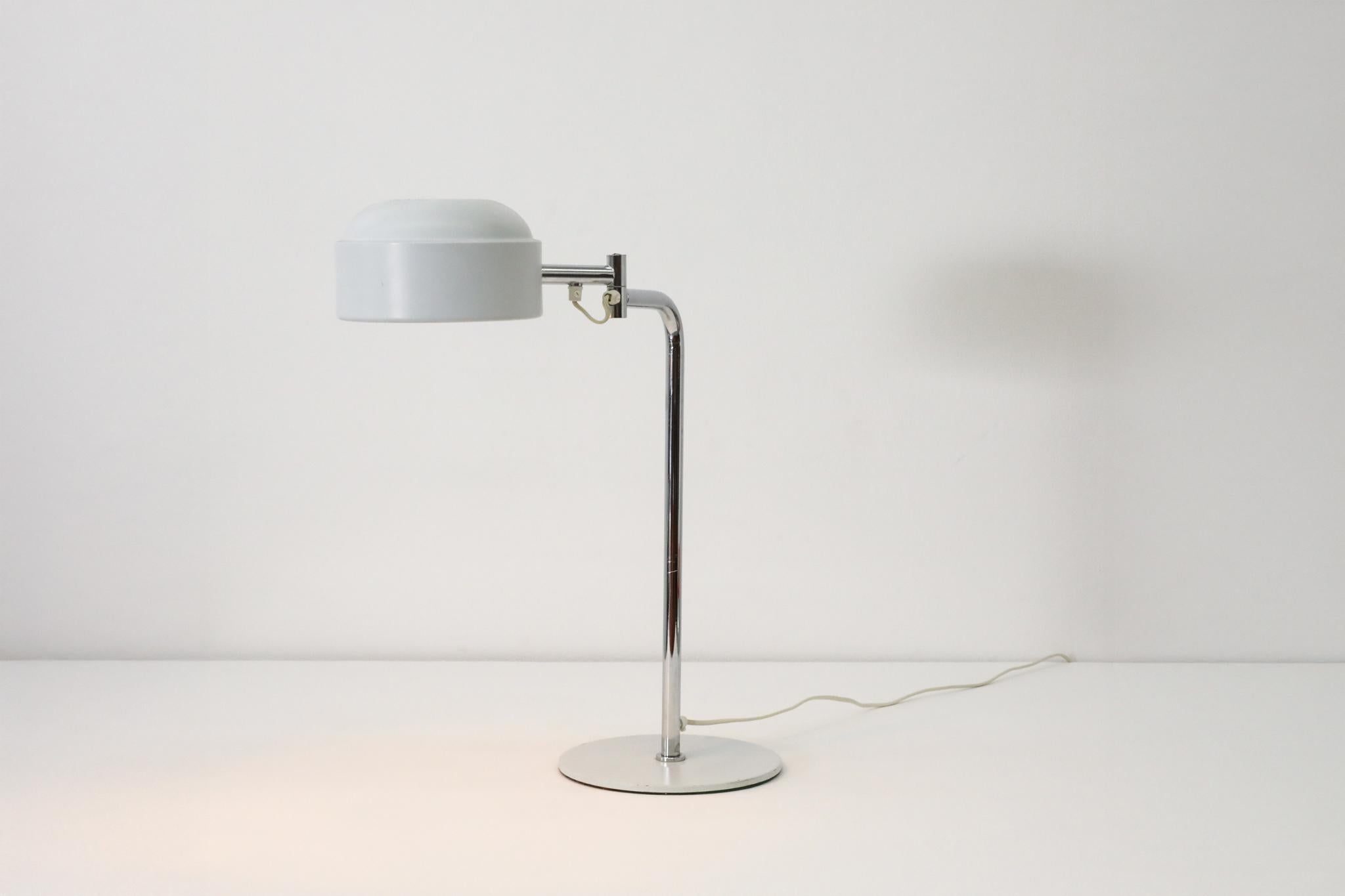 Falkenbergs Belysning Articulating Table Lamps with Chrome Stem For Sale 3