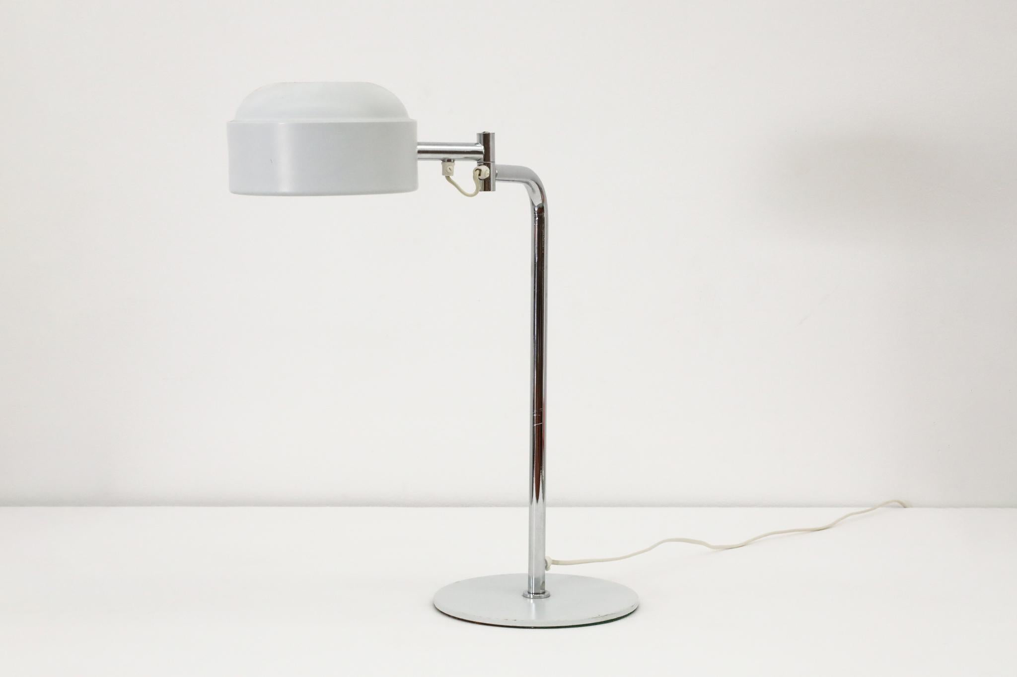 Falkenbergs Belysning Articulating Table Lamps with Chrome Stem For Sale 4