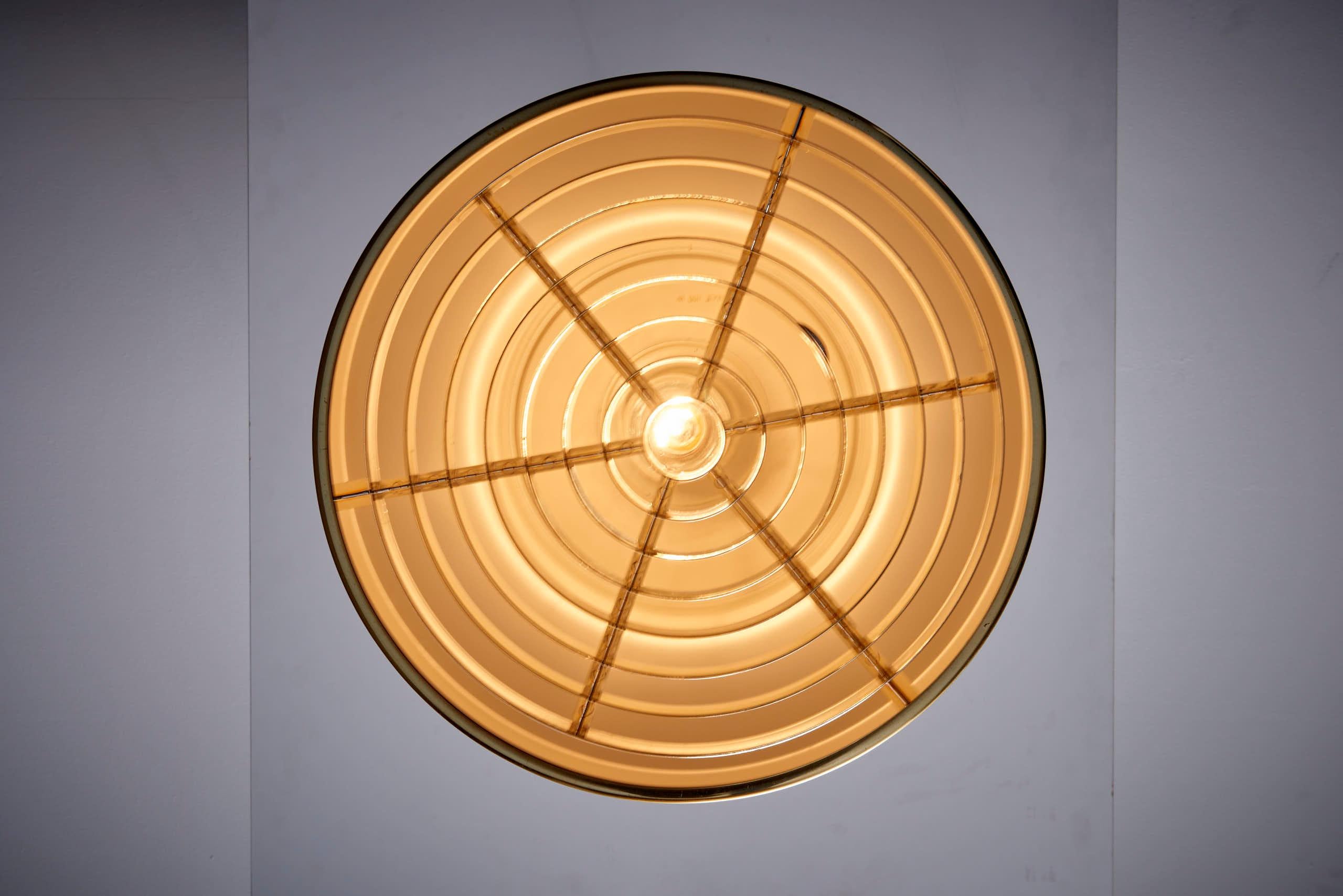 Falkenbergs Belysning Brass Pendant Lamp, Sweden - 1960s In Good Condition For Sale In Berlin, DE