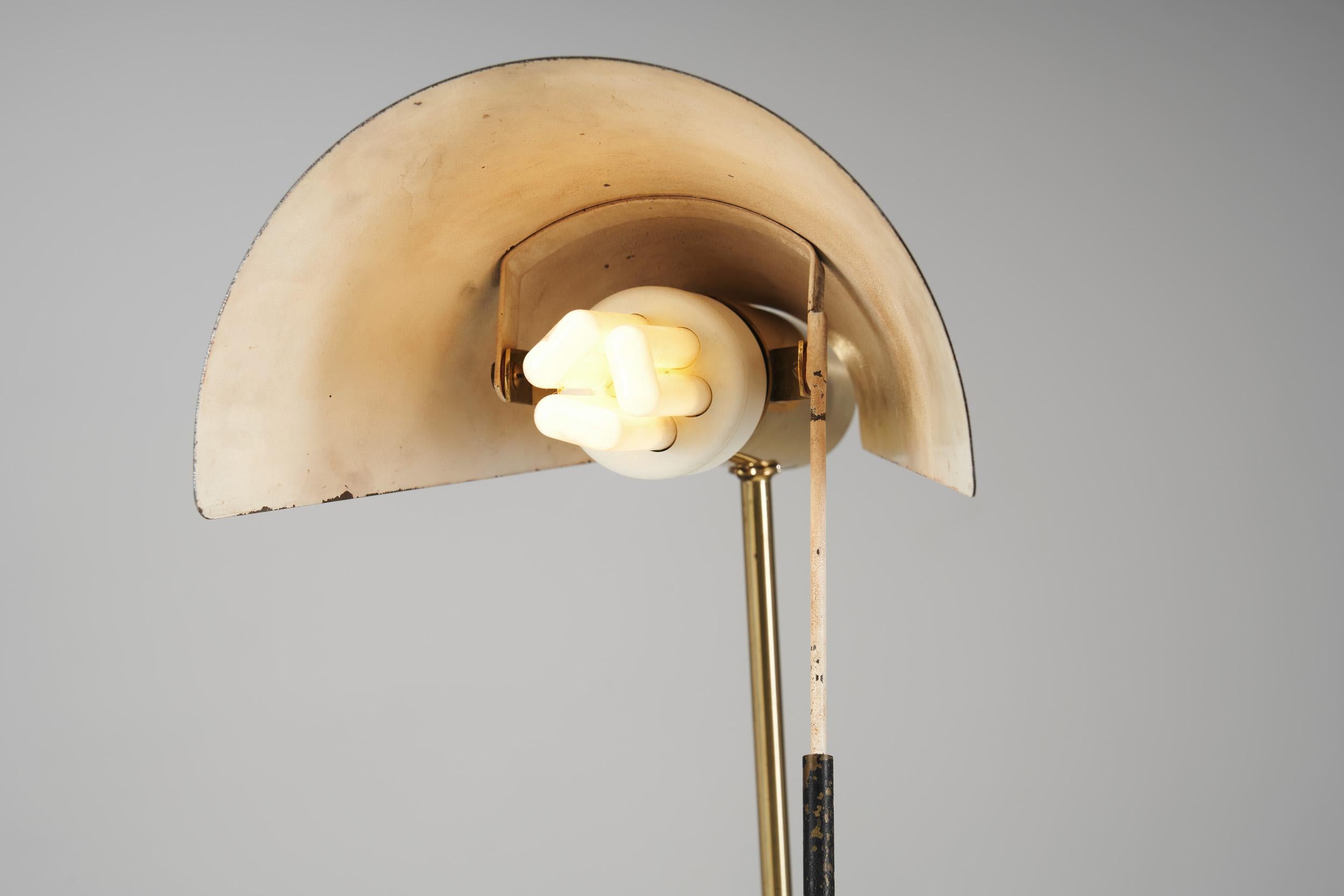 Falkenbergs Belysning Floor Lamp with Adjustable Shade, Sweden 1950s For Sale 6