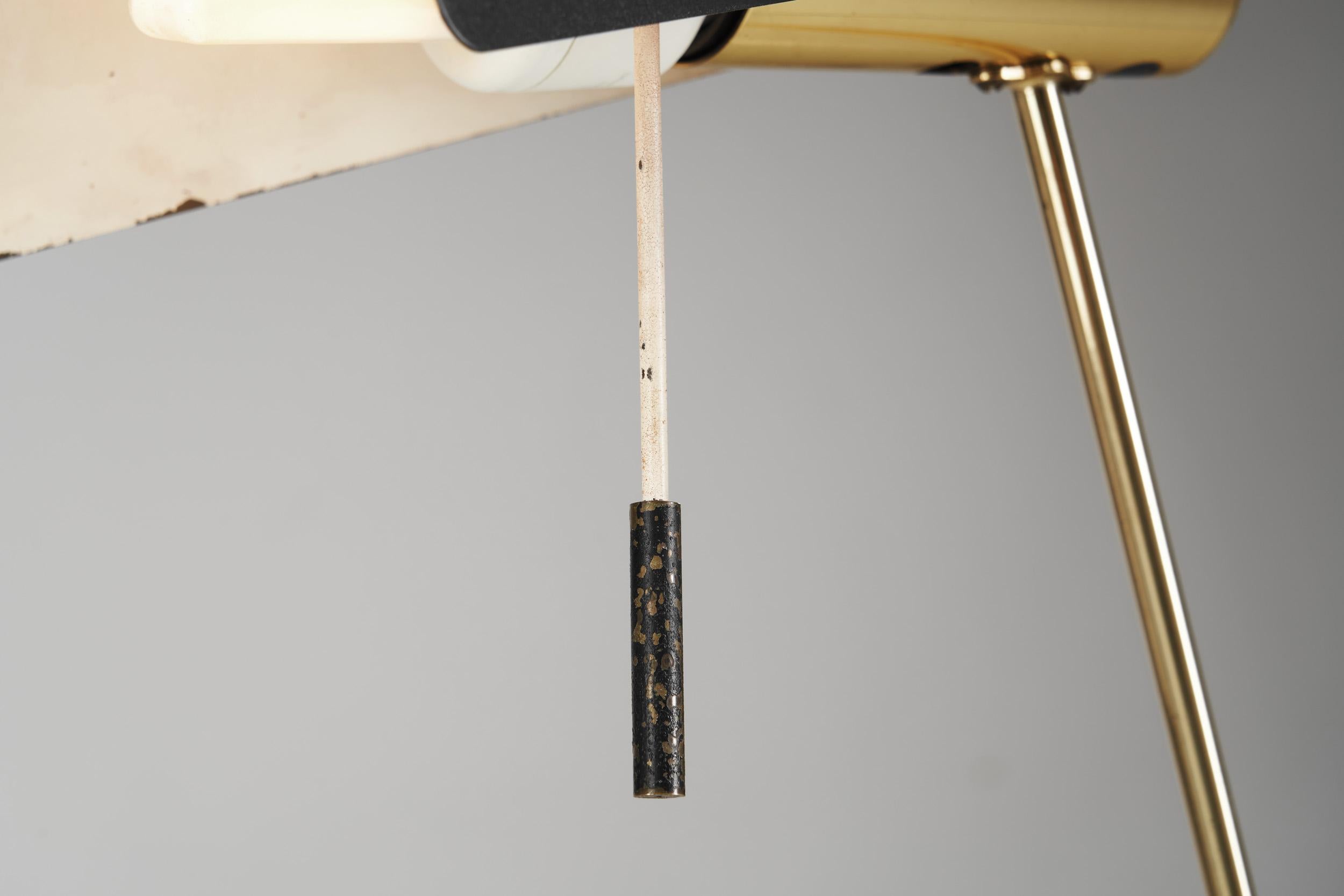 Falkenbergs Belysning Floor Lamp with Adjustable Shade, Sweden 1950s 9