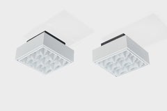 Falkenbergs Belysning, Flush Mounts, Metal, Sweden, 1970s