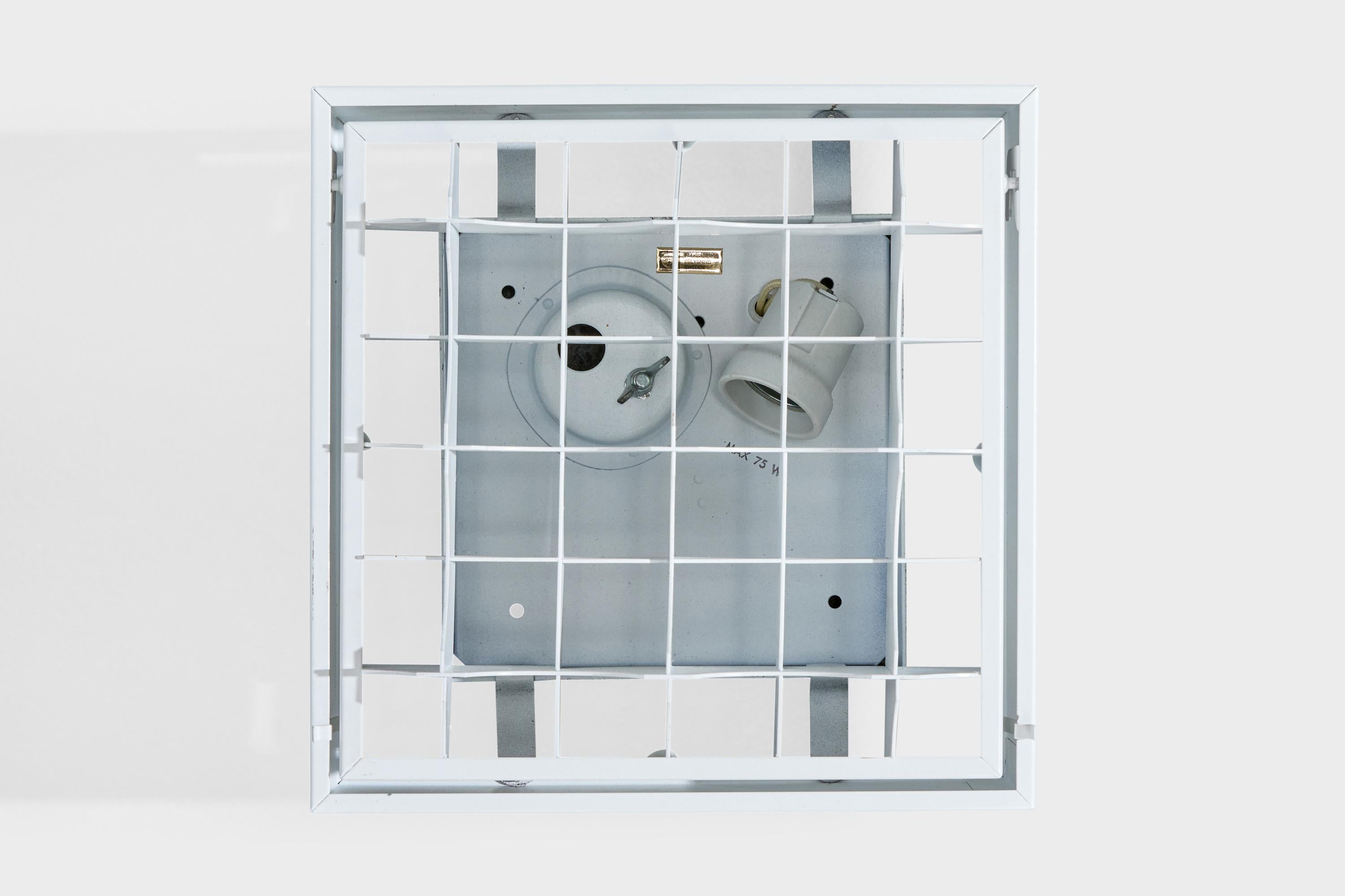 Fin du 20e siècle Falkenbergs Belysning, affleurantes, métal, Suède, 1970 en vente