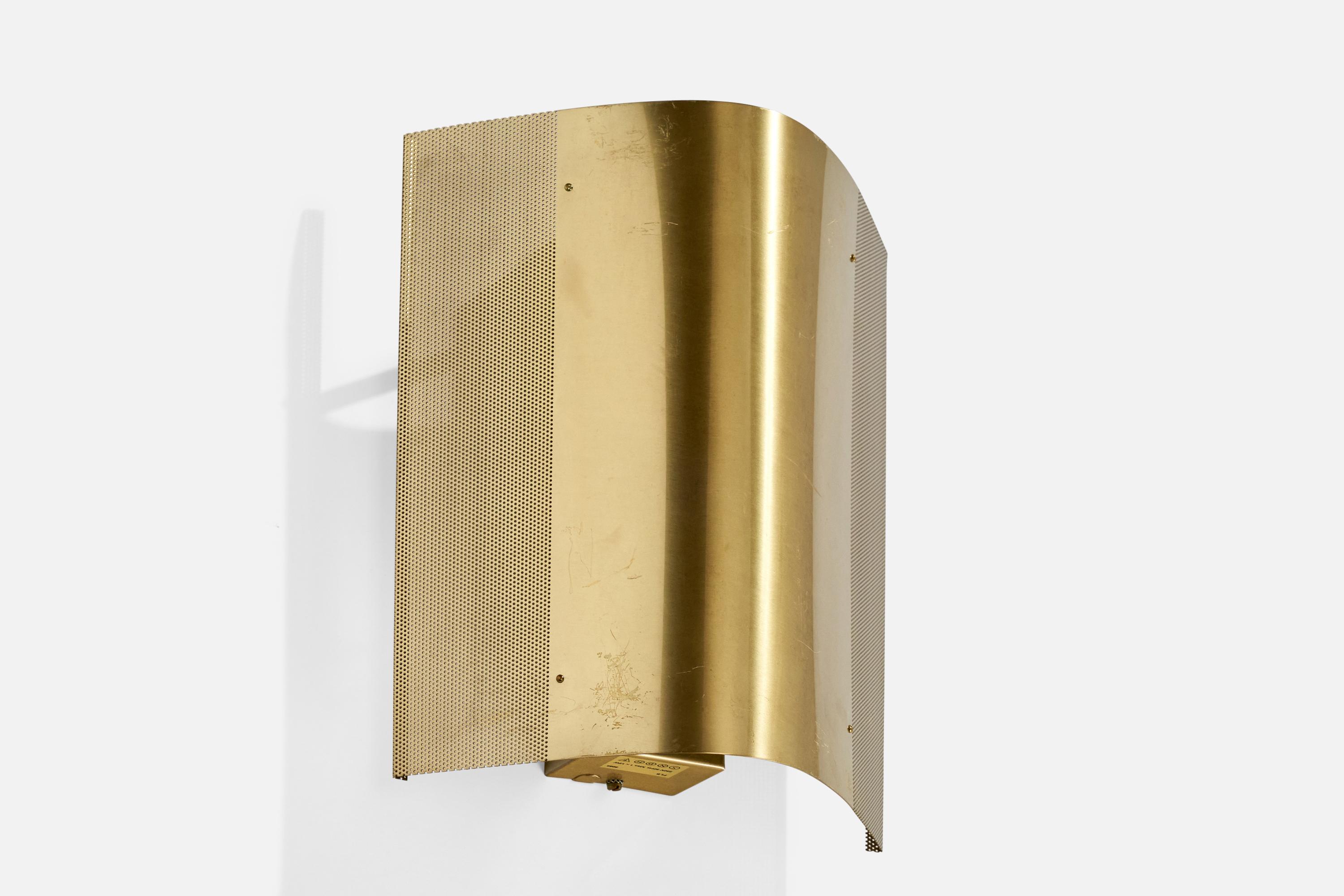 Falkenbergs Belysning, Wall Lights, Messing, Schweden, 1980er (Ende des 20. Jahrhunderts) im Angebot