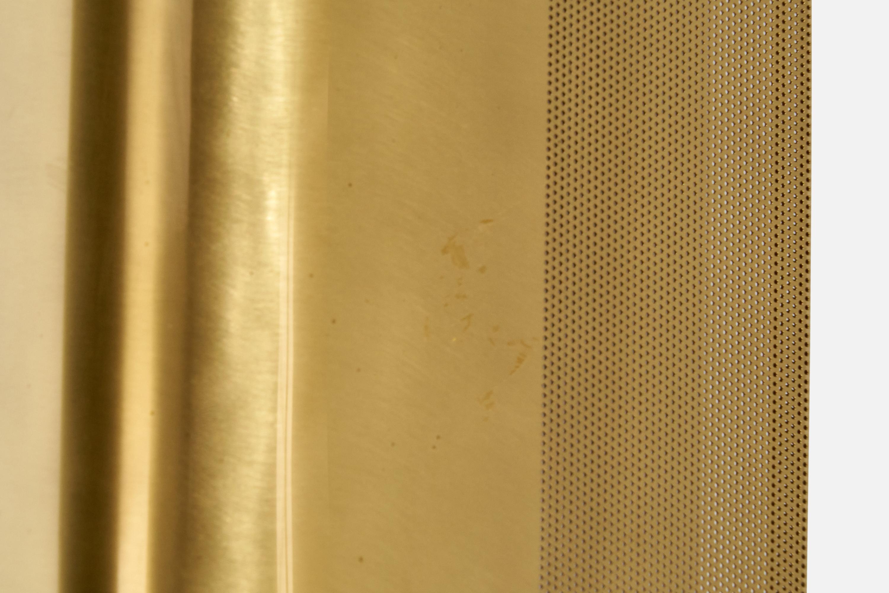 Falkenbergs Belysning, Wall Lights, Brass, Sweden, 1980s For Sale 1