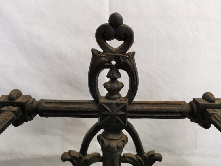 Late 19th Century Falkirk, an Aesthetic Movement Cast Iron Stick Stand with Mythical Dragons For Sale