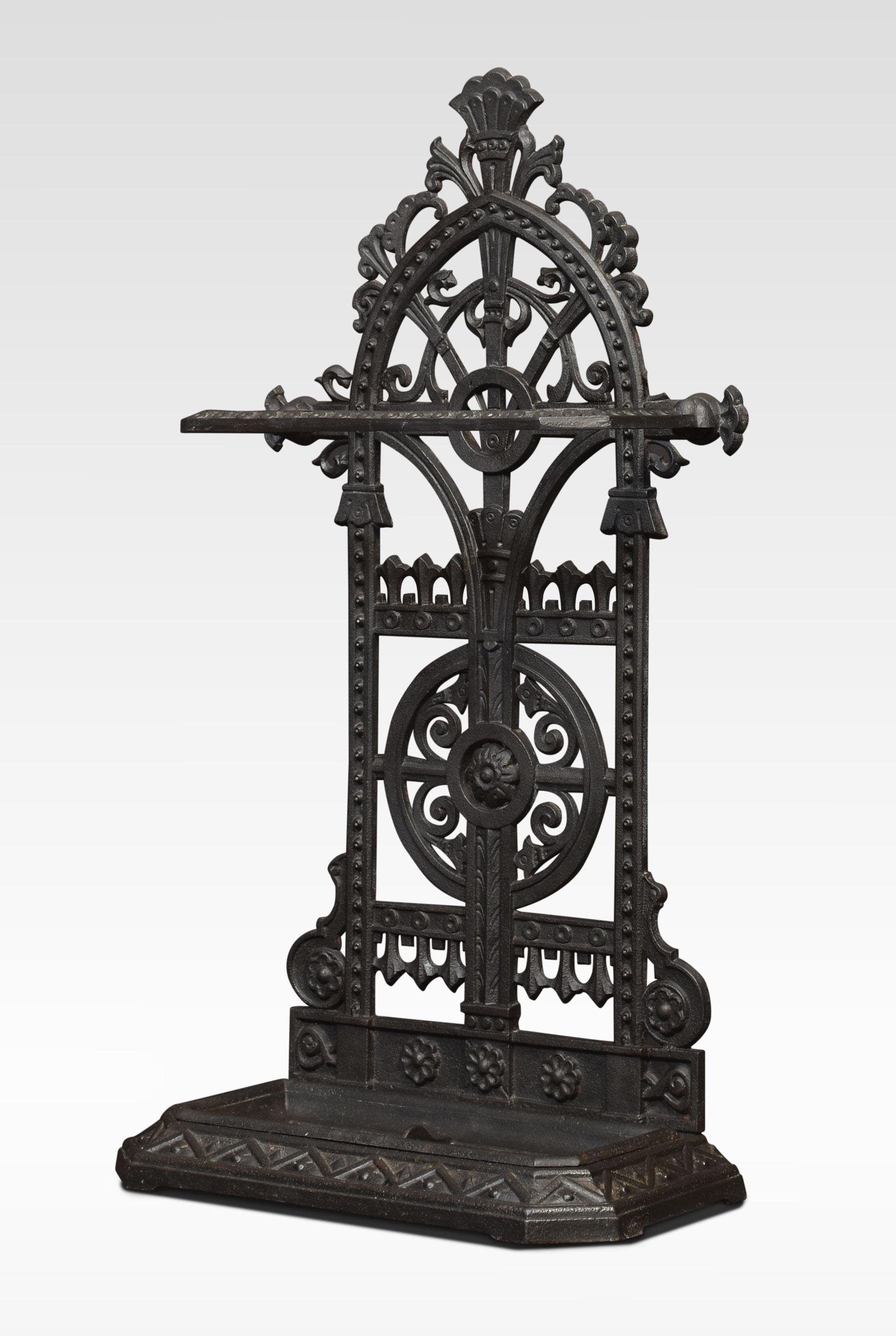 19th Century Falkirk cast iron umbrella stand