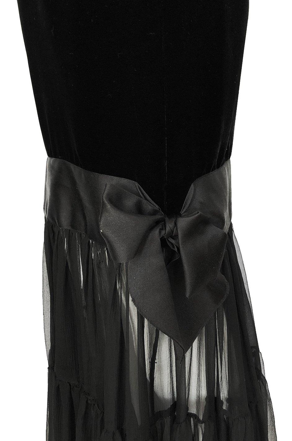 black velvet fitted dress
