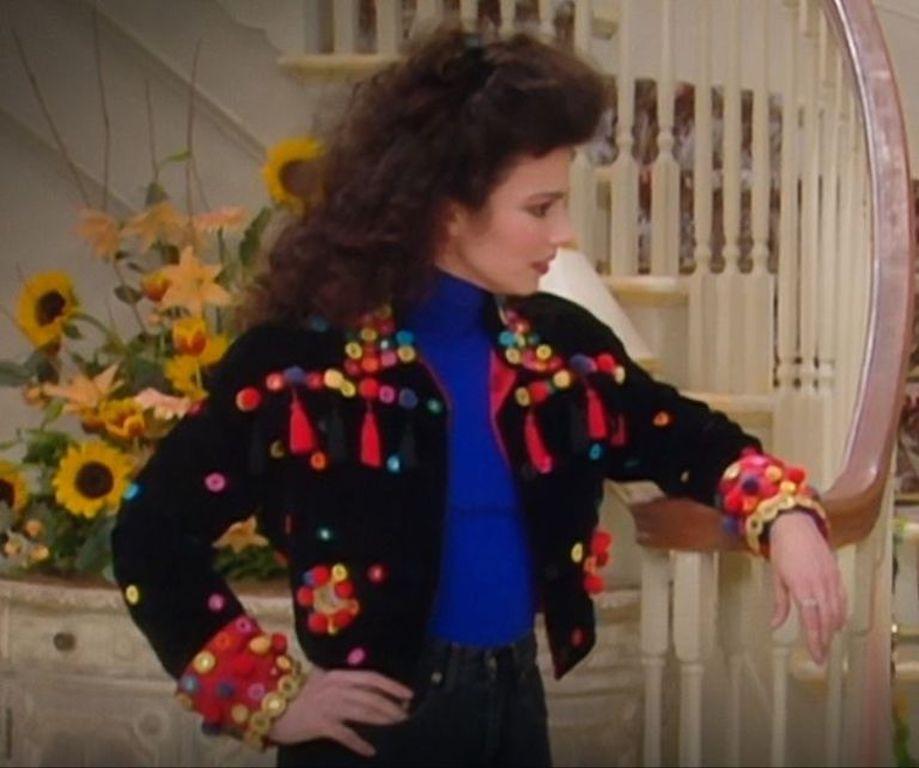 Fall 1992 Documented DOLCE & GABBANA Black Mirror & Tassel Appliqué Velvet Vest For Sale 15
