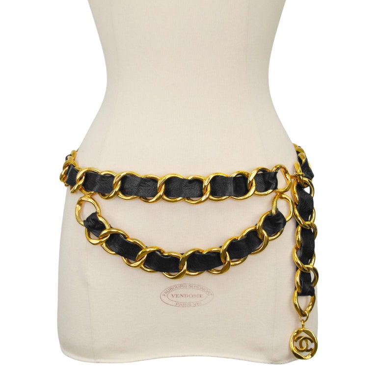 Fall 1993 Chanel Chunky Chain Link Belt at 1stDibs display picture 3