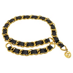 Chanel Otoño 1993 Cinturón de eslabones con cadena gruesa