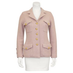 Fall 1998 Chanel Taupe Jacket with Gripoix Buttons