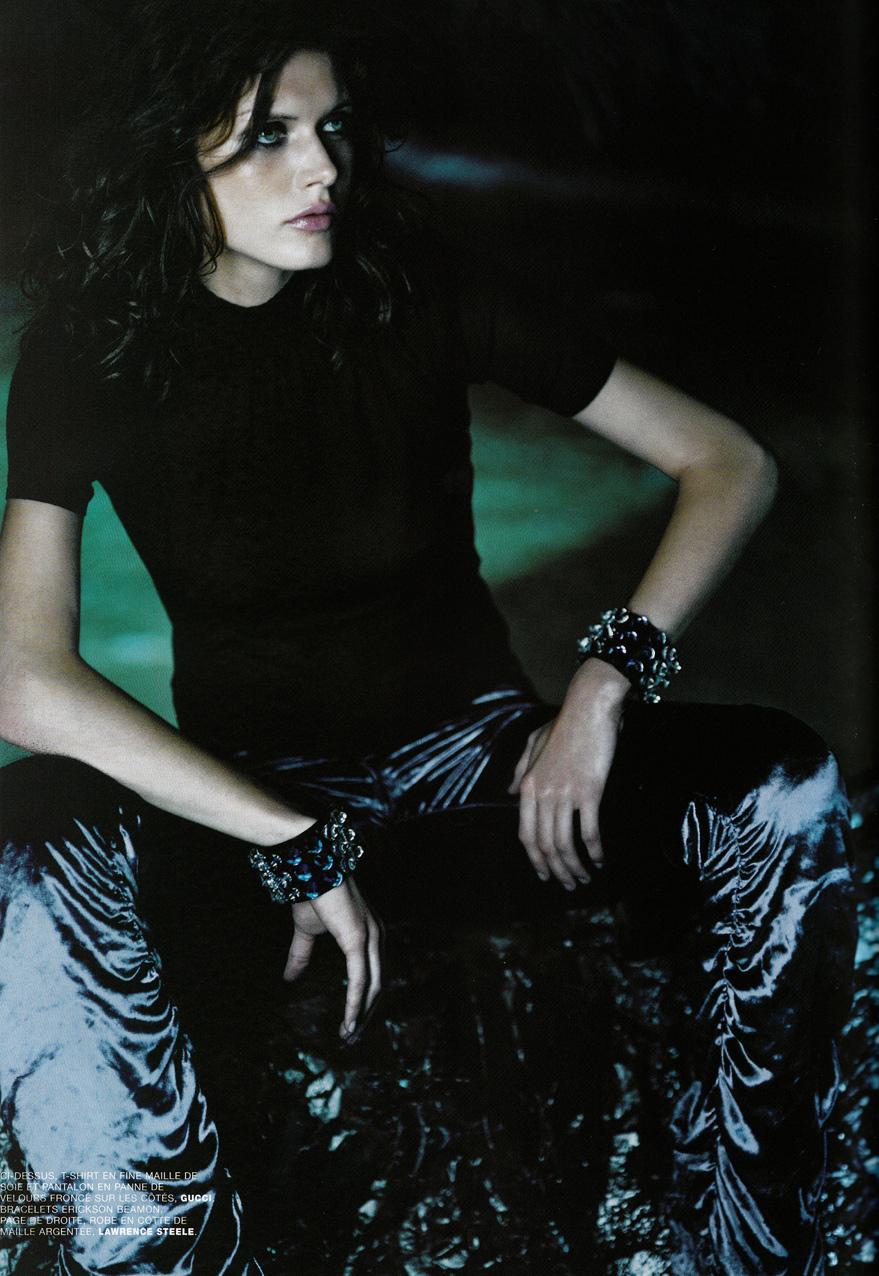 Fall 1999 GUCCI Tom Ford Documented Draped Black Velvet Leather Strip Trousers For Sale 11