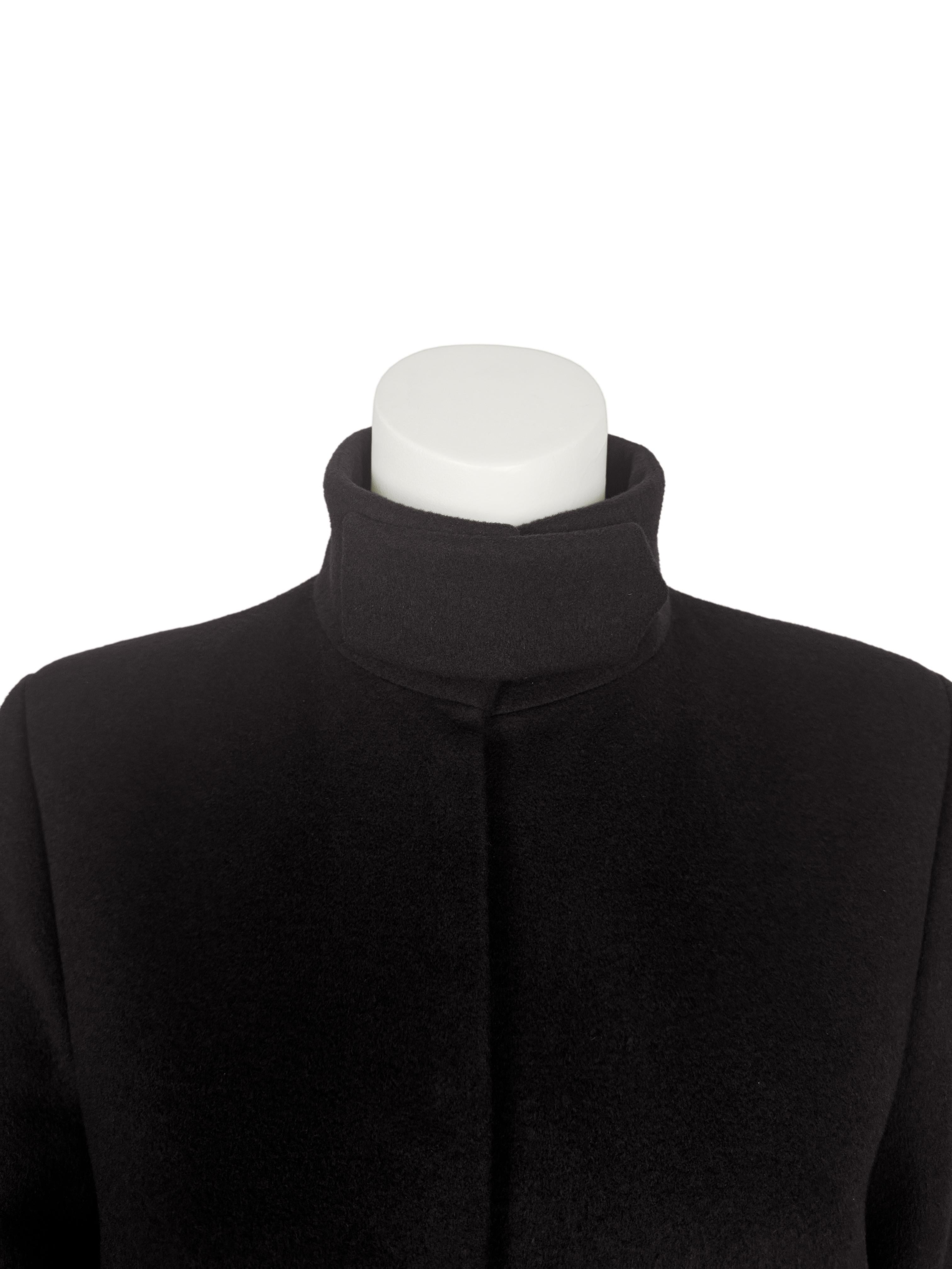 Herbst 2000 Chloe by Stella McCartney Laufsteg Brauner Wollmantel mit Schleifengürtel im Zustand „Gut“ im Angebot in Toronto, Ontario