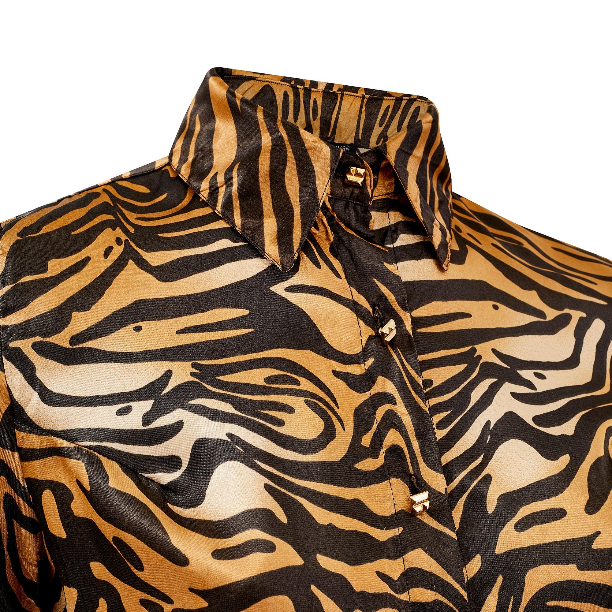 Fall 2000 Roberto Cavalli Tiger Print Shirt In Good Condition In London, GB