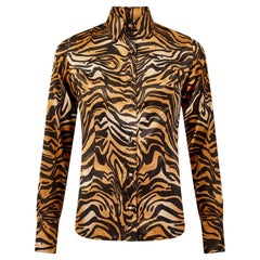 Fall 2000 Roberto Cavalli Tiger Print Shirt