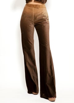 Fall 2001 Stella McCartney for Chloe Velvet Rooster Jacket & Pant Set