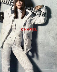 Fall 2003 CHANEL Runway 'White Light' Collection White Ski Jacket & Pants Suit