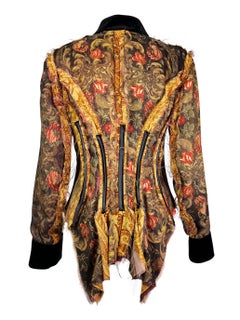 Fall 2004 Roberto Cavalli Reversible Silk Blouse