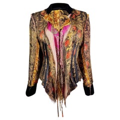 Fall 2004 Roberto Cavalli Reversible Silk Blouse