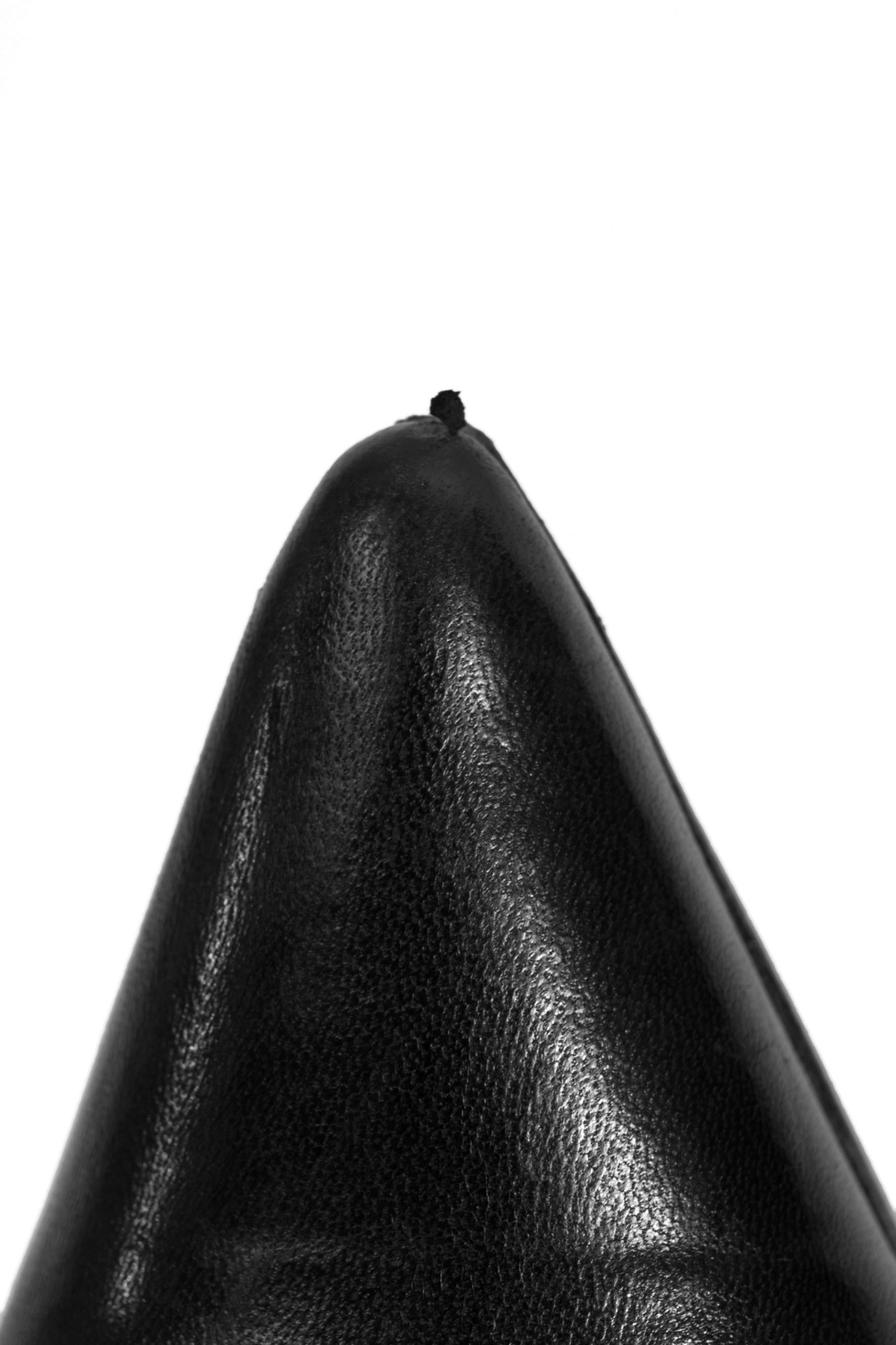 Herbst 2005 CHANEL Laufsteg 'Der Teufel trägt Prada' Oberschenkelhohe schwarze Lederstiefel im Angebot 8