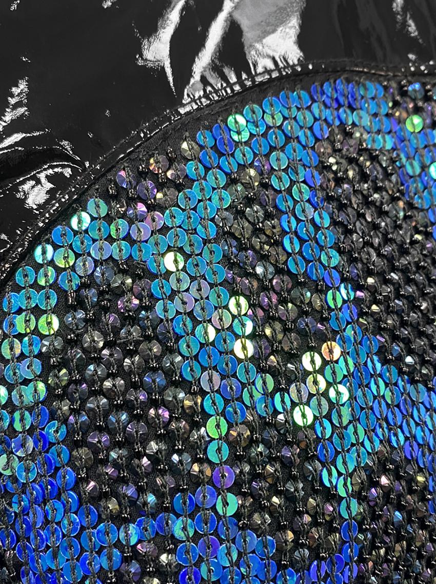 Fall/2009 L# 38 GUCCI SEQUIN TUNIC DRESS IT 40 - 4 In Excellent Condition For Sale In Montgomery, TX