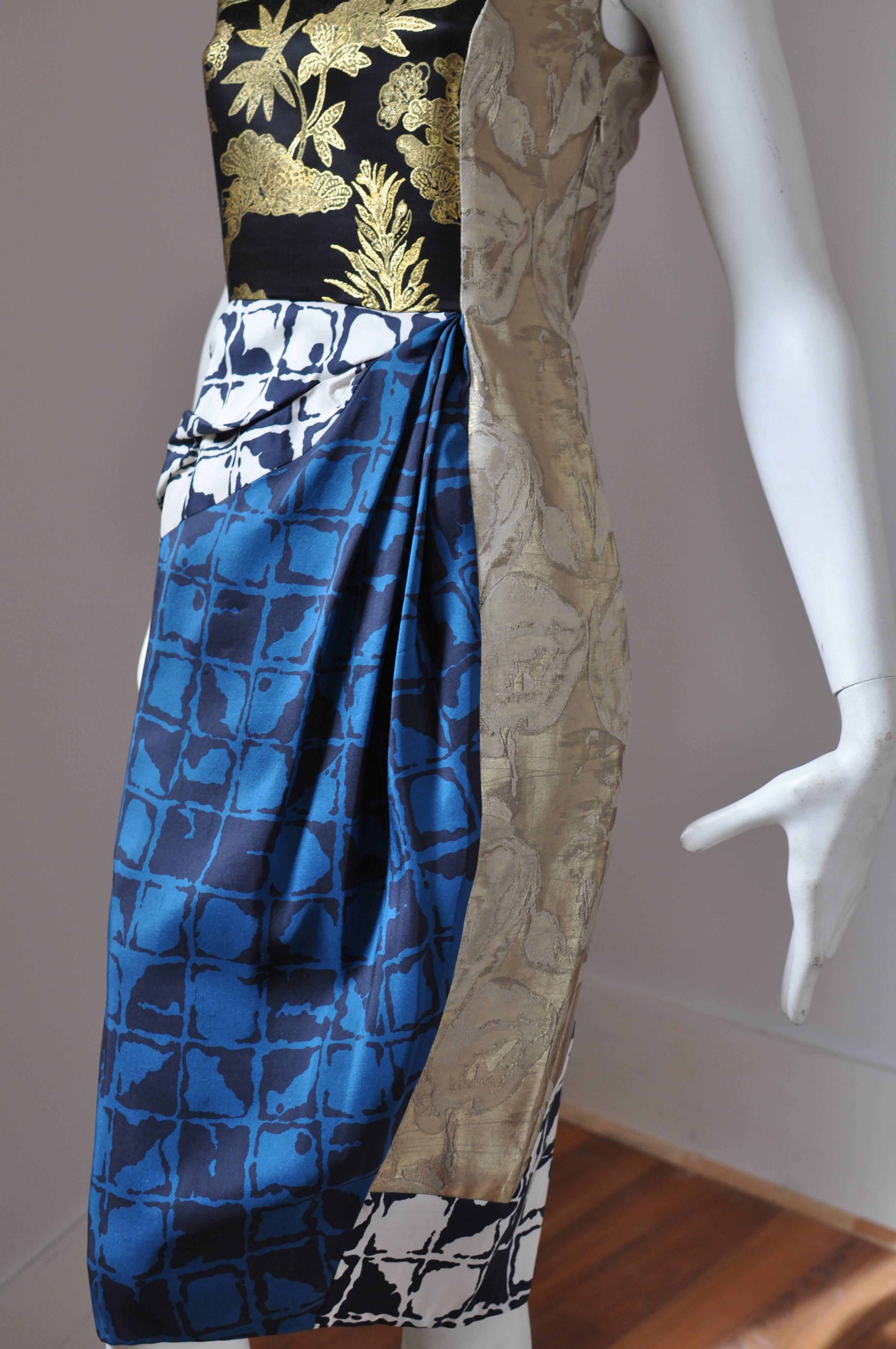 Fall 2011 RTW Collection Dries Van Noten Look 28 Dress 36 In Good Condition In Port Hope, ON