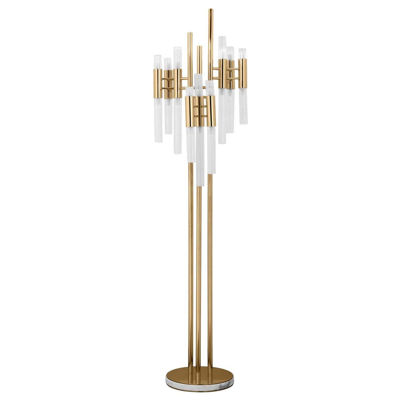 Fall Floor Lamp with Gold-Plated Solid Brass For Sale at 1stDibs | fall ...