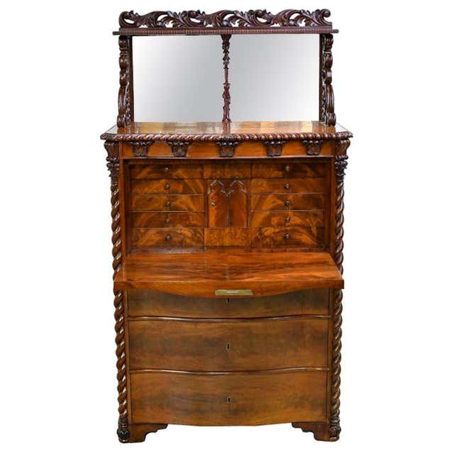 Antique Standing Desk with Fall Front For Sale at 1stDibs | vintage ...