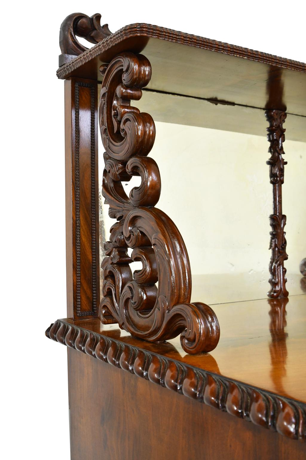 Fall-Front Desk in West Indies Mahogany, Attrib to Gustav Friederich von Hetsch For Sale 11