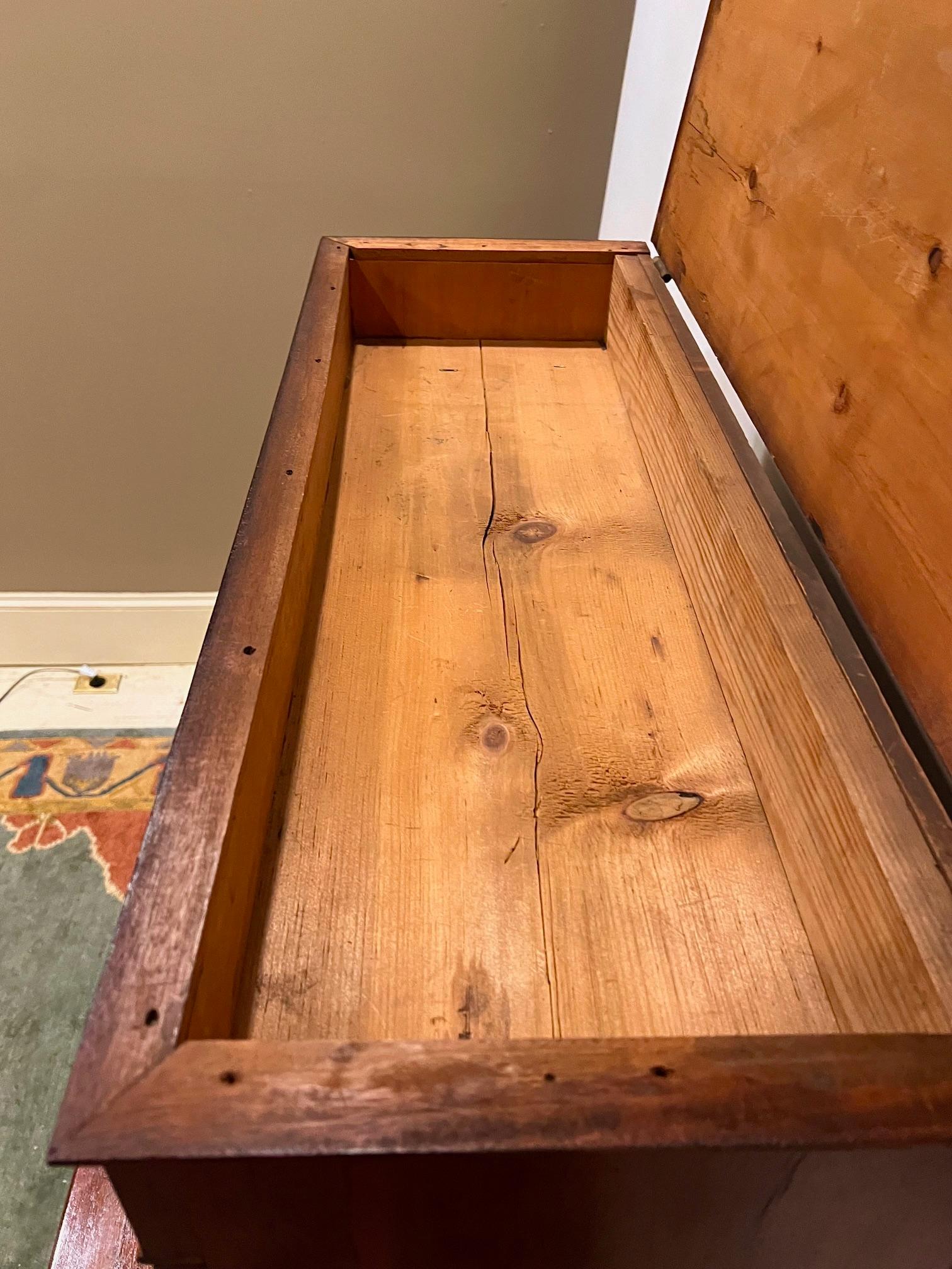Fall Front Mahogany Clerk's Desk, America, Circa: 1850 3