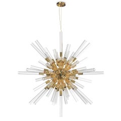 Fall Sputnik Suspension with Crystal Glass Tubes