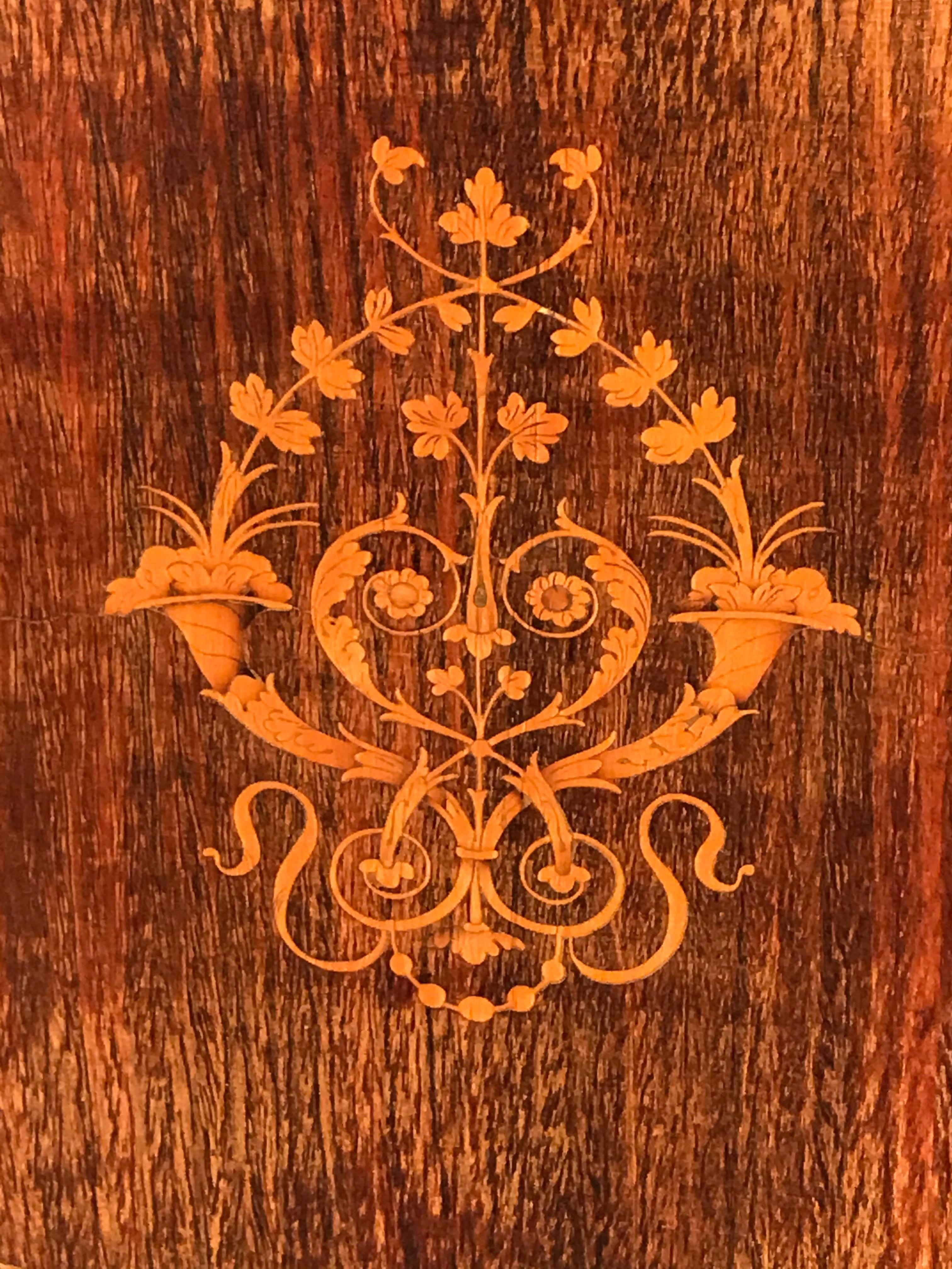 Fall Top Desk, Italy 1870-1890, Manner of Giuseppe Maggiolini 3