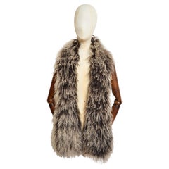 Fall / Winter 2000 John Galliano Christian Dior Brown Mongolian Lamb Boa - Scarf