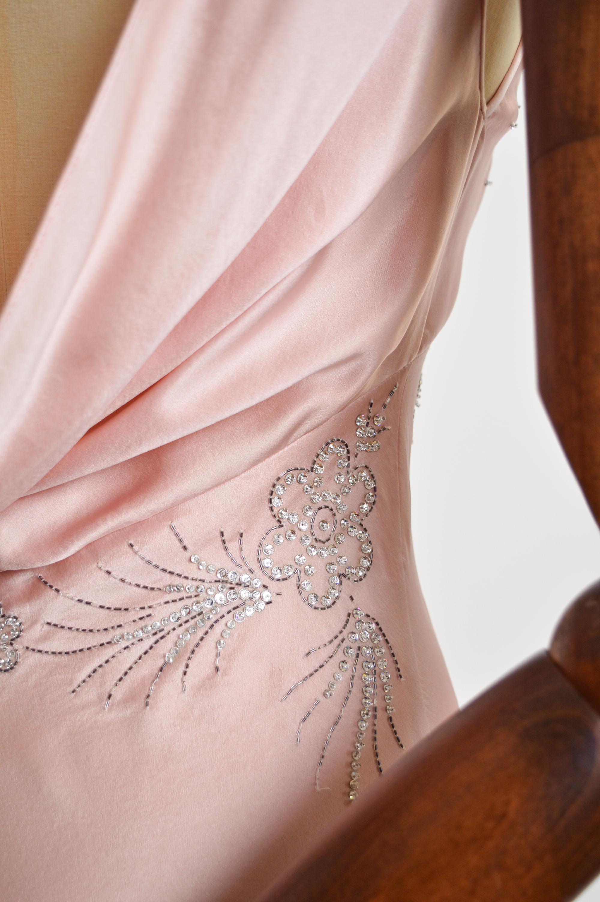 Fall / Winter 2004 Christian Dior by John Galliano Ballet Pink Silk beaded Dress 7