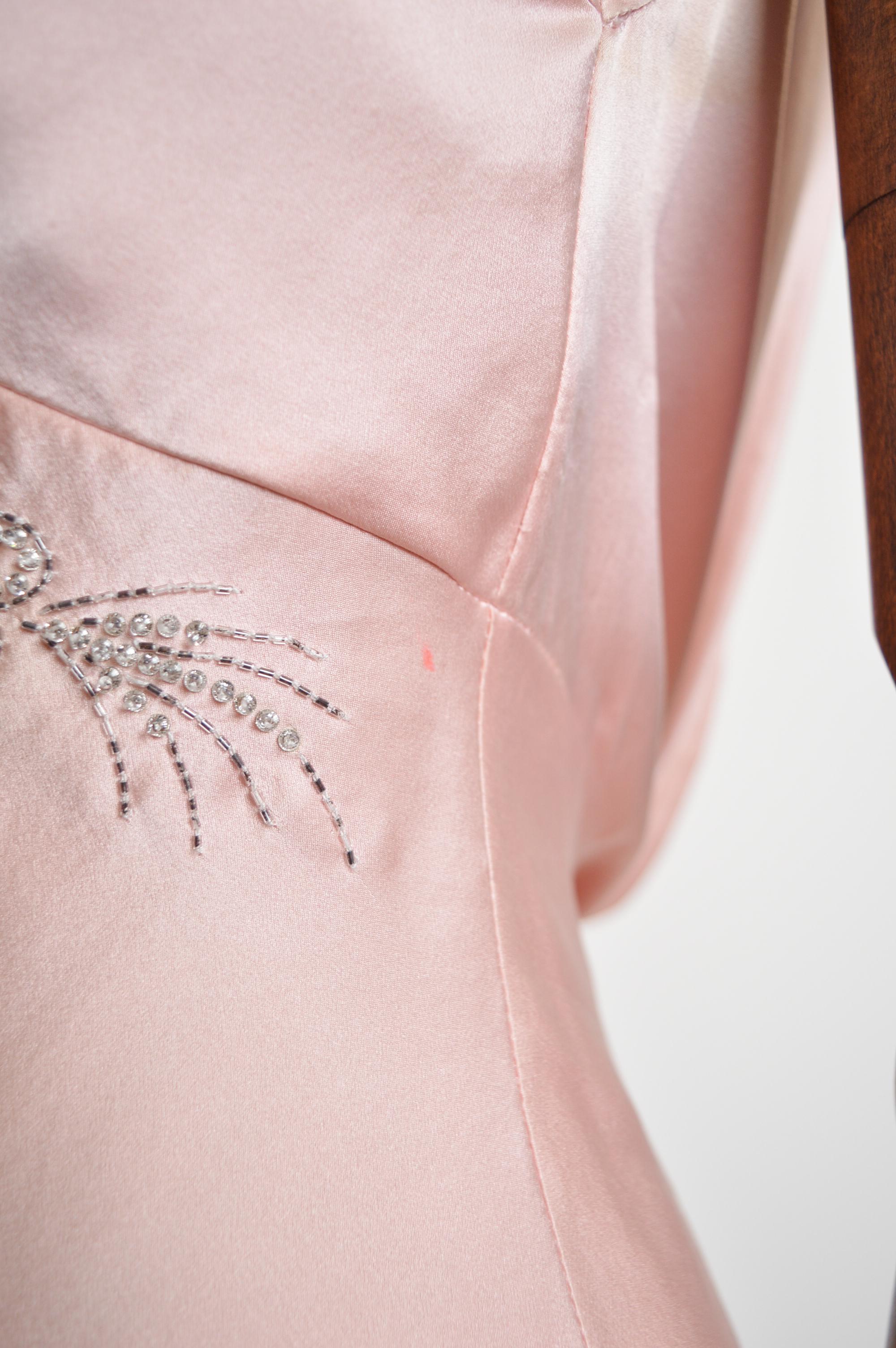 Fall / Winter 2004 Christian Dior by John Galliano Ballet Pink Silk beaded Dress 12