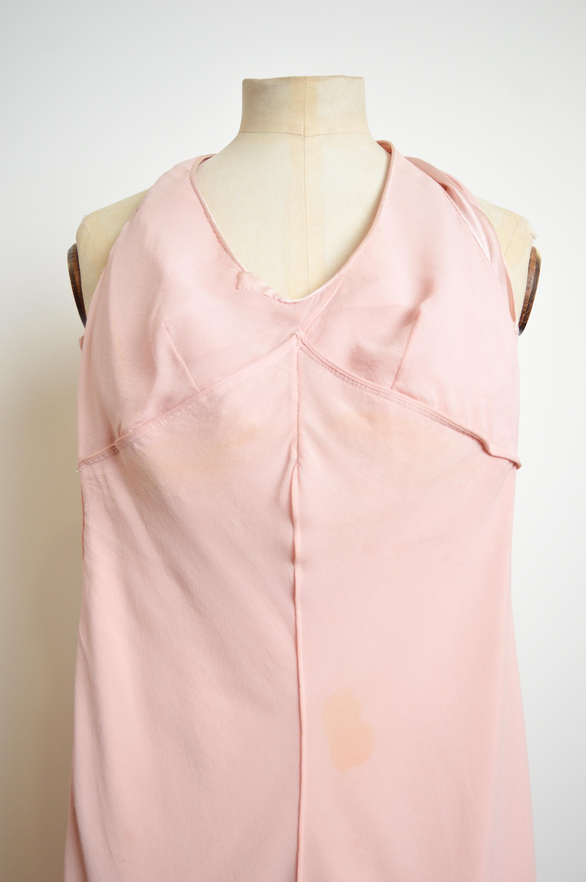Fall / Winter 2004 Christian Dior by John Galliano Ballet Pink Silk beaded Dress 14